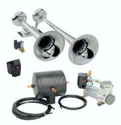 Model D-0A Complete Air Horn Kit, For Boats Less Than 65 ft., (20 Meters)
